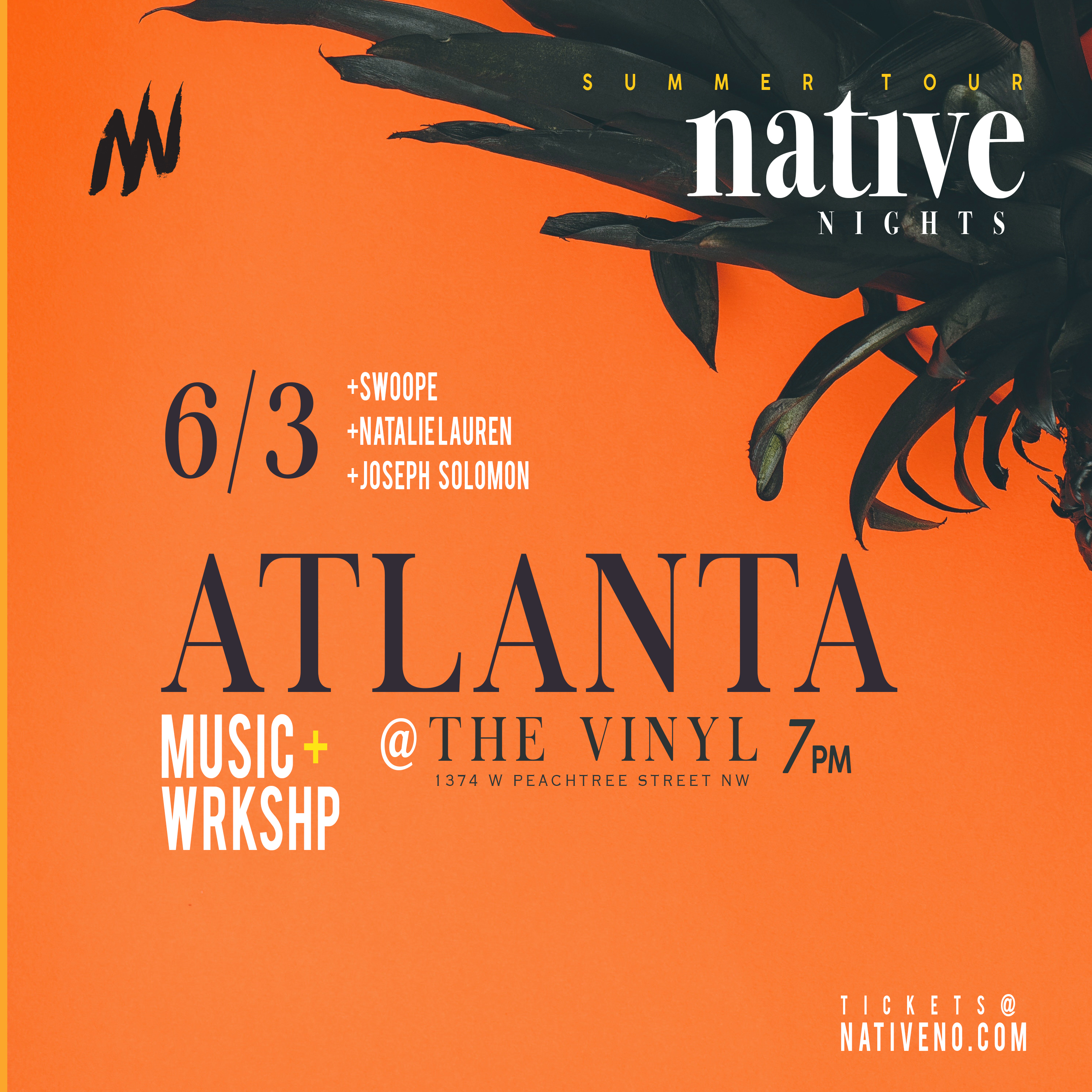 Native Tour Atlanta Ticket Link
